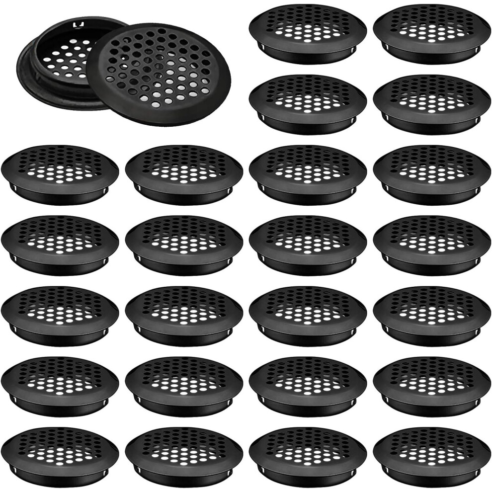 Nacx Air Vents Stainless Steel, Honeycomb Design Breathable Fresh Environment Circulatory Soffit Vent For Closets Bookcases Drawers Cabinets (50Pcs) 9454554066943