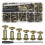 110Pcs Binding Screws Set Metal Screw Rivets for Leather-Bronze 1