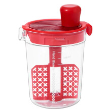Manual salad dressing mixer with egg separator Multifunctional kitchen appliance for dressings, sauces and oils B Ref: 3515