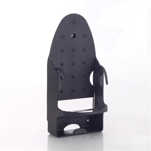 Iron Holders Iron Holder Wall Mounted Ironing Board Clothes Hanger (Black) 1