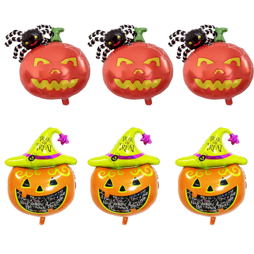 Haunted Haven Creator, Μπαλόνια Foil για Halloween, Επαναχρησιμοποιούμενα, Ψηφιακή εκτύπωση