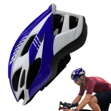 Bicycle Helmet Safe Riding for Adults, Breathable Safety Equipment with Adjustable Chin Strap for Road Mountain BMX Skating Scooter blue