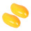 Ensemble de 2 accessoires de mangues réalistes pour-Mangue jaune 1