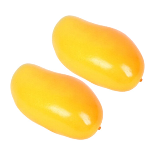 Ensemble de 2 accessoires de mangues réalistes pour-Mangue jaune