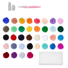 7/8/9/10 Color Needle Felting Supplies-Green series 8 color