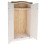 Corona White Washed & Waxed Effect Pine 2 Door Wardrobe 4