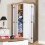 Corona White Washed & Waxed Effect Pine 2 Door Wardrobe 3