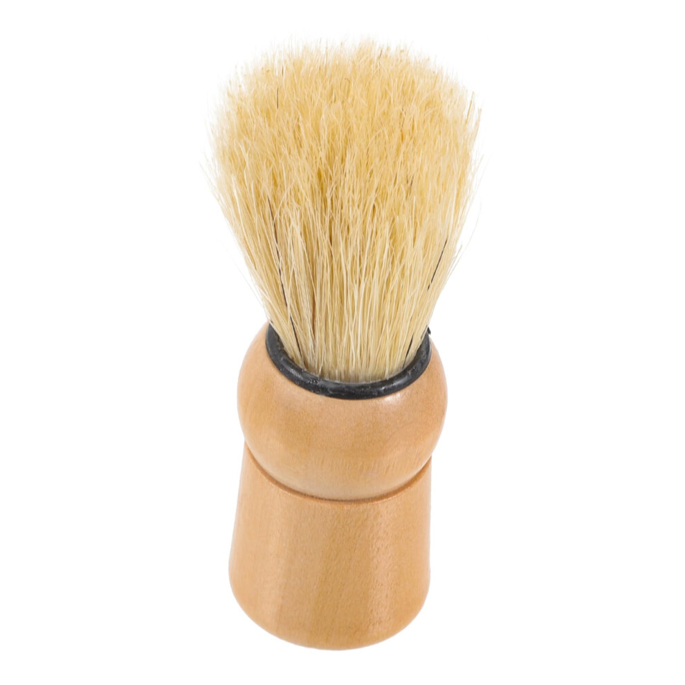 Beard Brush for Men with Soft Bristle Shaving Brush and Ergonomic Wood Handle for Gentle Grooming