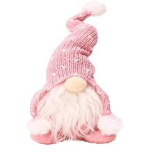 Håndlavet svensk tomte, nordiske nisser plys, ansigtsløse nisser design, held og lykke symbol, blødt filt materiale, 3-pak, ideel til