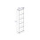 Corona Premium Tall Narrow Bookcase 4