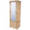 Core Products CR525 Classic Corona 1 Door Mirrored Wardrobe - Rustic Pine 3