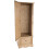 Core Products CR525 Classic Corona 1 Door Mirrored Wardrobe - Rustic Pine 2