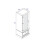 Core Products CR525 Classic Corona 1 Door Mirrored Wardrobe - Rustic Pine 7
