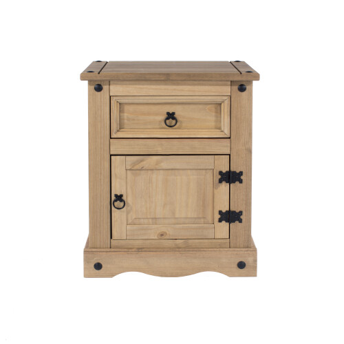 Corona 1 Door, 1 Drawer Bedside Cabinet 2