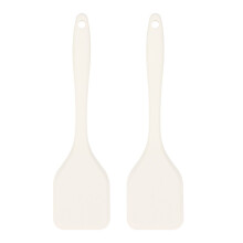 Lot de 2 spatules en silicone souple, faciles à-Couleur beige