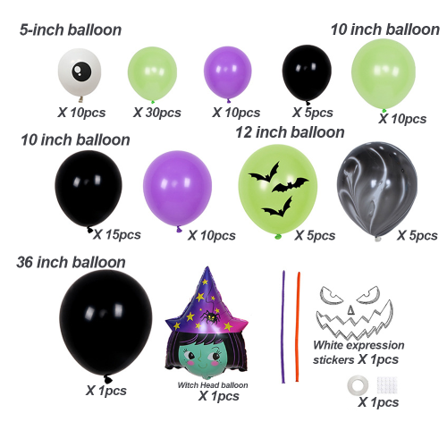 Τρομακτικά μπαλόνια για το Halloween, Συμβατότητα με DIY διακοσμήσεις, 1