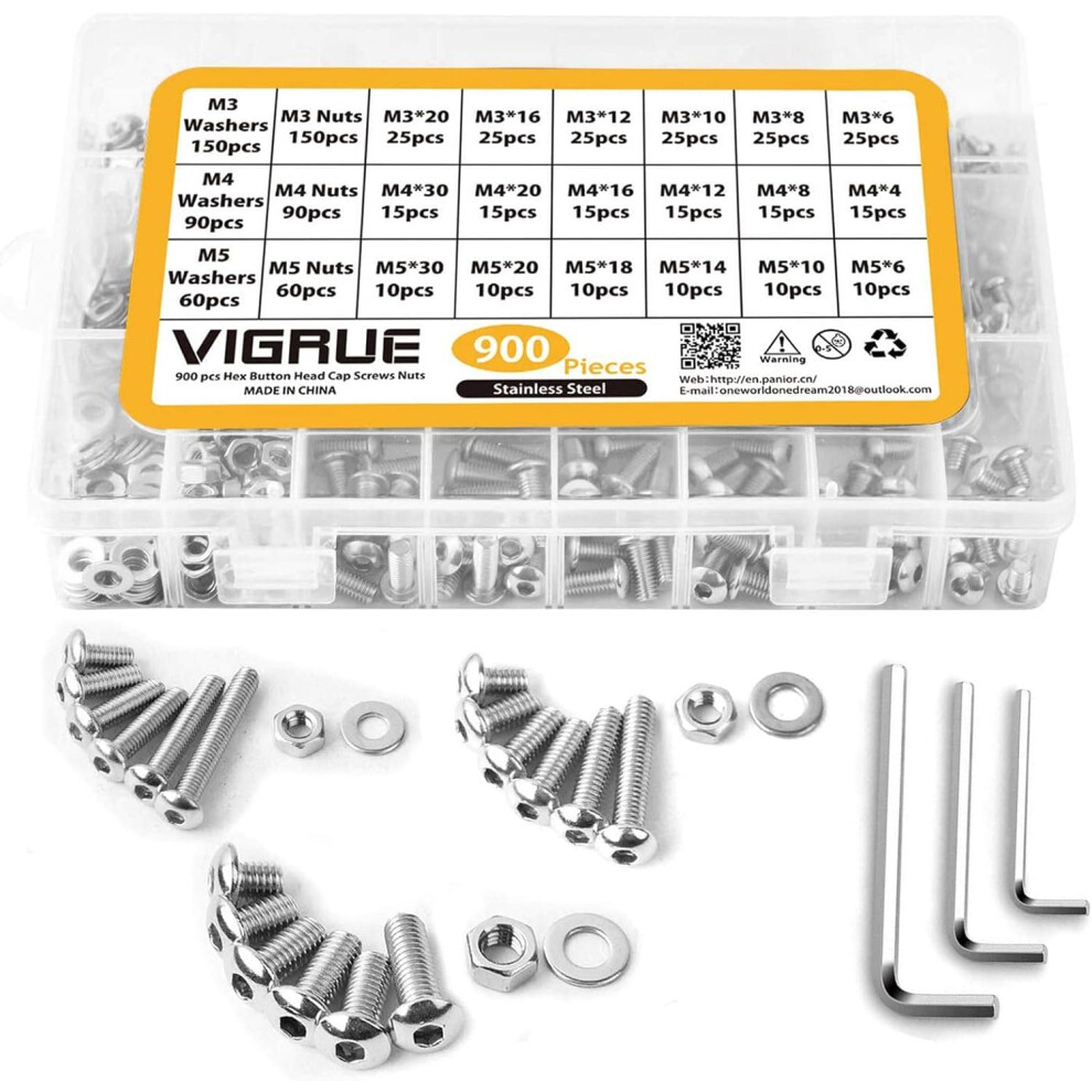 Aluminum Flat Washer Alternative, Moisture And Oxidation Resistance Stainless Steel, Strength And Good Workability (900Pcs) 9454554068008