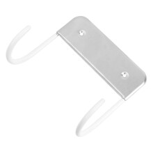 Ironing Board Holder, Bathroom Organiser, Iron Stand, Strong Hooks, T or YLeg Compatible, White