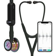 Estetoscopio digital Littmann CORE 8572 negro / acabado arcoiris
