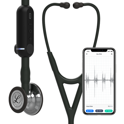 3M Littmann CORE Stetoscopio digitale 8869 Spiegelglanz