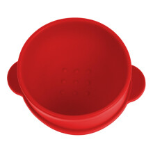 Wax Warmer Bowl Silicone Heat Resistant Nonstick Large Capacity Hair Removal Pot for Salon Home Red