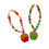 Playful and Charming Apples Bead Necklace to Elevates-Red 7