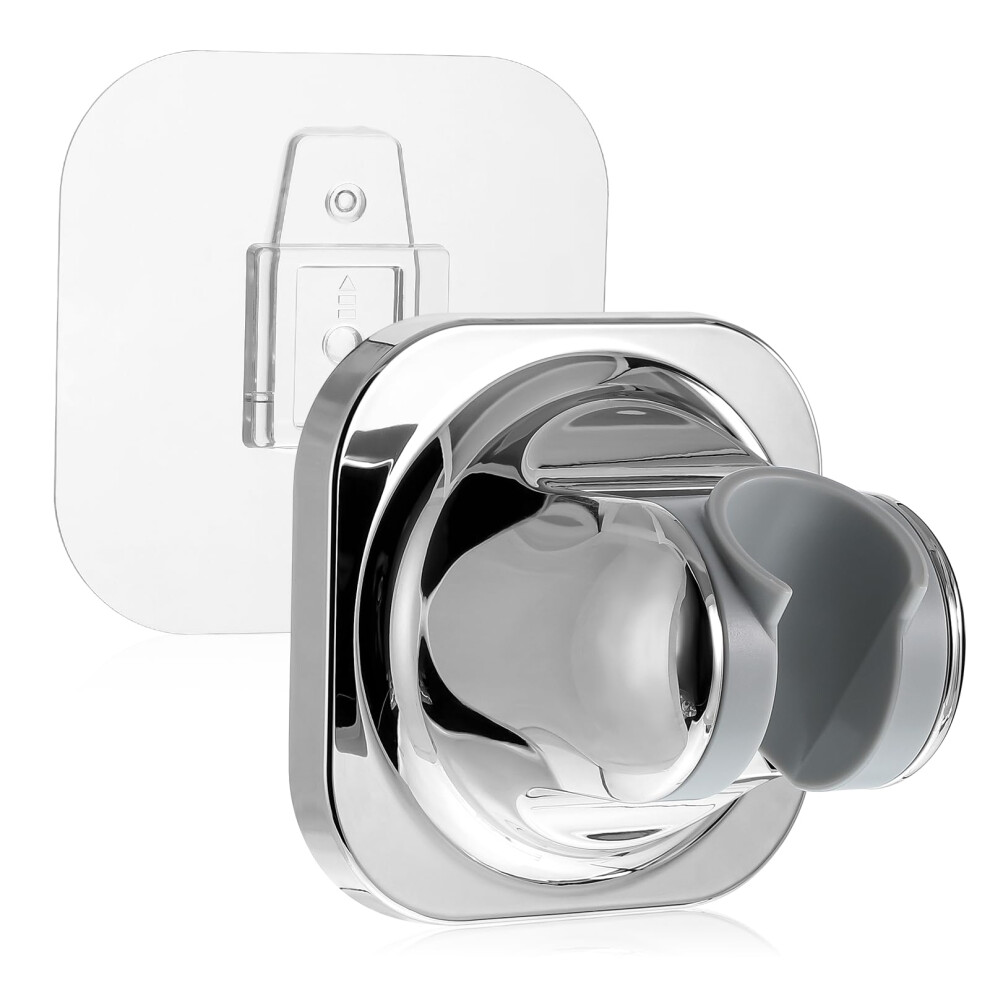Handheld Shower Head Holder With Wideangle Adjustment, Nodrill Adhesive Wall Mount Bracket 9001264769703