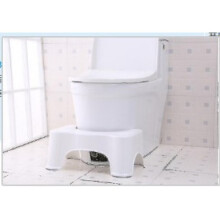 Tabouret de toilette ergonomique conçu pour prévenir les maladies du côlon, une posture plus saine grâce à ses poignées antidérapantes,