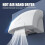 Hand Dryer, 1200W Commercial Automatic 10 Second, Strong Airflow (EU Plug) 5