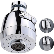 Spraeálaí Rothlach Faucet Cistine, Spraeálaí Sreafa Dúbailte Ábhair Ardchaighdeáin a Chinntíonn Sábháil Uisce agus Suiteáil Éasca do do