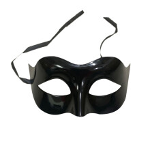 Zwart masker voor volwassenen, lichtgewicht en comfortabel om te dragen, accessoire in Venetiaanse stijl, ergonomisch ontwerp zonder druk op de ogen,