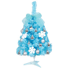 Compact Design Mini Pink Christmas Tree, Battery Powered (Battery Not Included) Portable Artificial Christmas Decoration For Home Office Holiday Decor