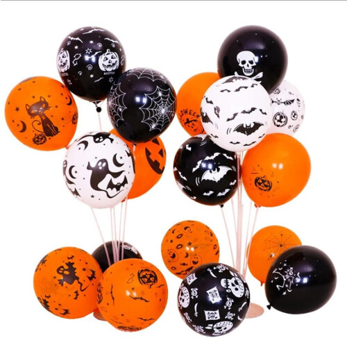Παιδικές διακοσμήσεις γενεθλίων για το Halloween, μπαλόνια κινουμένων σχεδίων για 1