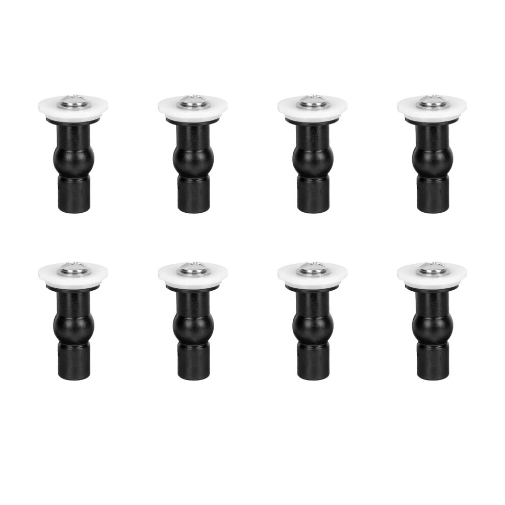 8Pcs Toilet Seat Bolts Screws Kit With Rubber Expansion Fasteners For Secure Closestool Installation 9339159923375