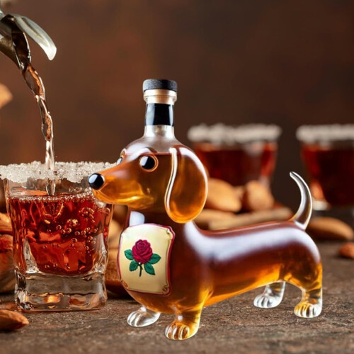 Dog Shaped Decanter, Housewarming Gift 1