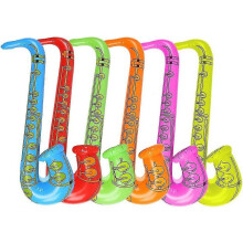 (As show, One size) 27.5 Inflatable Saxophones Assorted Colors 6pcs For Kids Party Favors