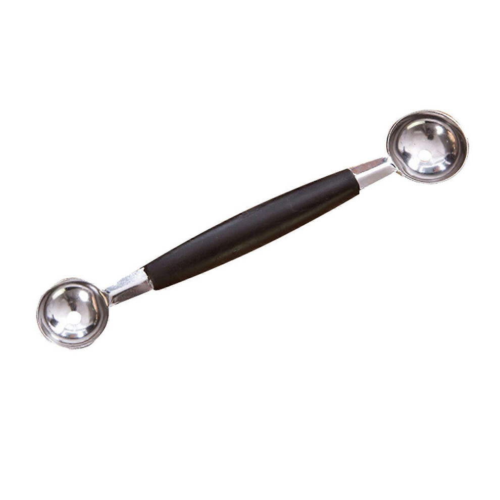 Cream (As Show, One Size) Fruit Scoop Stainless Steel Multi Purpose Portable Melon Baller Ice Baller For Picnic Gathering