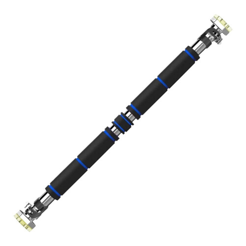 Pullup bar door, no screws, training equipment (black blue)