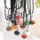 Witch Hat Shaped Agate Jewelry On Soft Black Rope Halloween-2 7