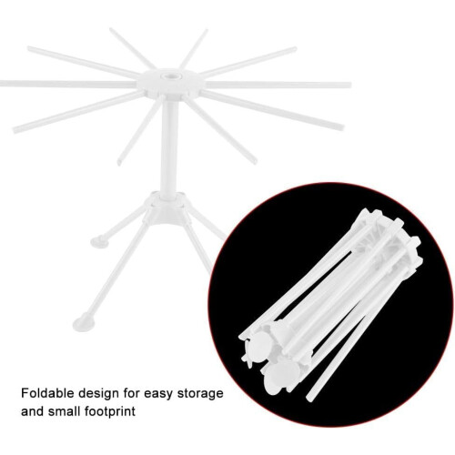 Pasta Stand, Foldable Pasta Dryer, Stand Dryer, Foldable Kitchen Tool for Kitchen Appliances, White 1