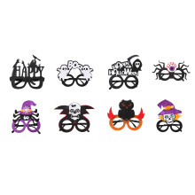 Neuartige Halloween-Brillen, verschiedene Stile für unterschiedliche Bedürfnisse, Glitzerbrillengestell für Cosplay, verleiht Halloween-Kostümen
