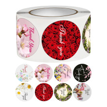 Valentijnsdagsticker Ronde sticker Etiketten Decoratieve sticker