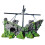 Simulation Wrecked Ship Figurine Terrariums Landscaping-Type F 1