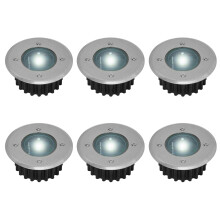 Solarbetriebene LED-Erdspießleuchten mit lebenslanger Garantie, Wegbeleuchtung aus Edelstahl, wetterfeste Außendekoration, einfache Installation