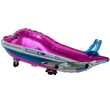 Conjunto de balões com design de veículos de engenharia para festa infantil, incluindo caminhão betoneira e avião. Inclui também um pacote de