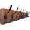 Rustic Wooden Wall Mounted Coat Rack 38.6 Inch Extra Long for Entryway Large Capacity Storage 2