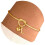 Modern Letter Charm Bangle Adjustable Stainless Steel Open-L 1