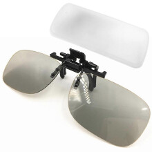 (As show, Round) 3d Glasses Clip-on 3d Anaglyph Glasses For Spectacle Wearers