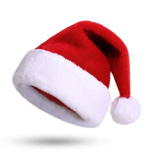 Hata Santa do Cheiliúradh Séasúrach, Líneáil Chompord Ábhar Bog le Méid Saor in Aisce a Oireann don Chuid is Mó Daoine Brim Bog, Fabraic