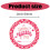 Self-Adhesive Label Round Sticker Sealing Sticker Valentine's 3